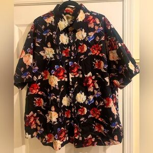 Mens Coevals Club Short Sleeve Button Down Hawain Shirt XXL